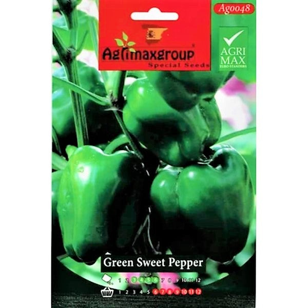 Green Sweet Pepper Seeds - www.FOP.ae Buy online Best and Healthy Plants and quality products guarantee in Dubai Plants Shop in Dubai Abu Dhabi all over UAE Plants near me Fresh Plants in Dubai where to buy plants in UAE - FOP.ae