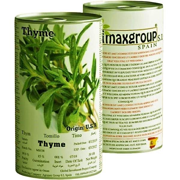 Thyme Seeds Tin - www.FOP.ae Buy online Best and Healthy Plants and quality products guarantee in Dubai Plants Shop in Dubai Abu Dhabi all over UAE Plants near me Fresh Plants in Dubai where to buy plants in UAE - FOP.ae