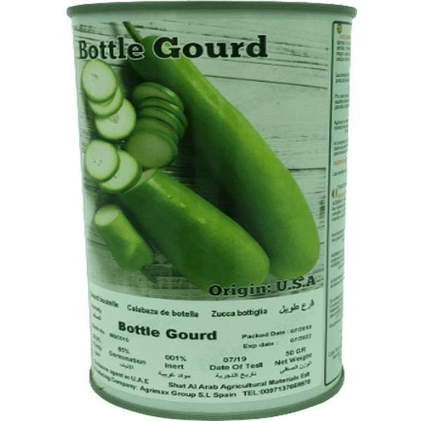 Bottle Gourd Seeds Tin - www.FOP.ae Buy online Best and Healthy Plants and quality products guarantee in Dubai Plants Shop in Dubai Abu Dhabi all over UAE Plants near me Fresh Plants in Dubai where to buy plants in UAE - FOP.ae