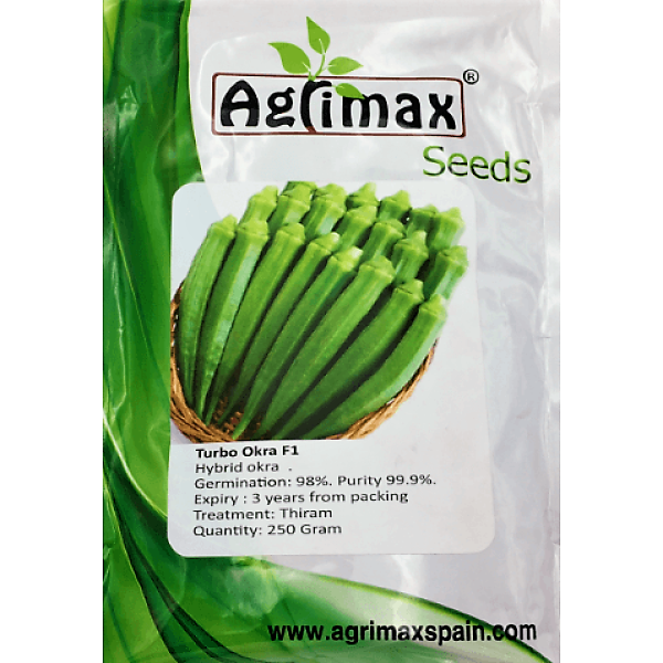 Turbo Okra Premium Quality Seeds - www.FOP.ae Buy online Best and Healthy Plants and quality products guarantee in Dubai Plants Shop in Dubai Abu Dhabi all over UAE Plants near me Fresh Plants in Dubai where to buy plants in UAE - FOP.ae