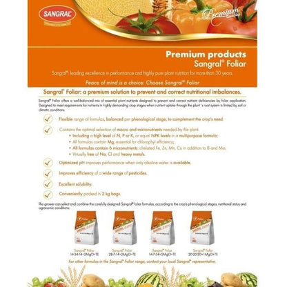 Sangral NPK and Micronutrients Fruits and Flowers Fertilizer - www.FOP.ae Buy online Best and Healthy Plants and quality products guarantee in Dubai Plants Shop in Dubai Abu Dhabi all over UAE Plants near me Fresh Plants in Dubai where to buy plants in UAE - FOP.ae