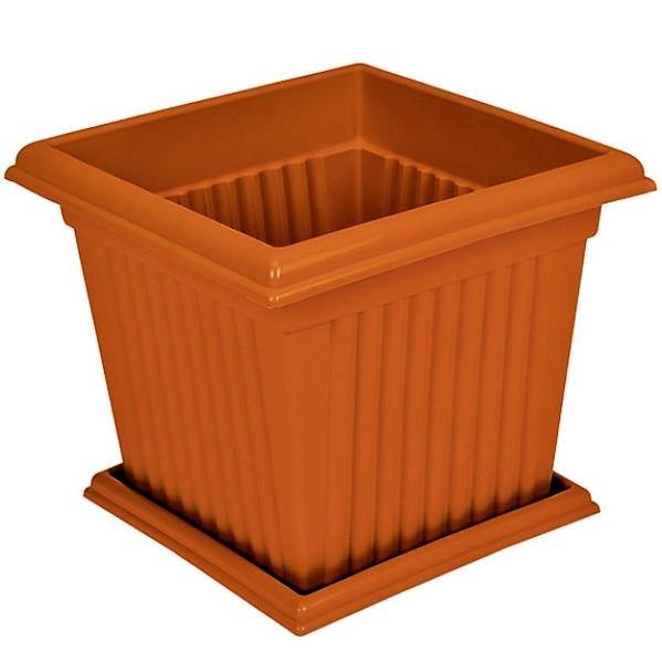Cosmoplast Square Planter - www.FOP.ae Buy online Best and Healthy Plants and quality products guarantee in Dubai Plants Shop in Dubai Abu Dhabi all over UAE Plants near me Fresh Plants in Dubai where to buy plants in UAE - FOP.ae