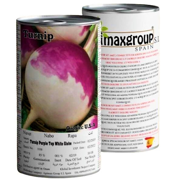 Turnip Purple Top White Globe Seeds Tin - www.FOP.ae Buy online Best and Healthy Plants and quality products guarantee in Dubai Plants Shop in Dubai Abu Dhabi all over UAE Plants near me Fresh Plants in Dubai where to buy plants in UAE - FOP.ae