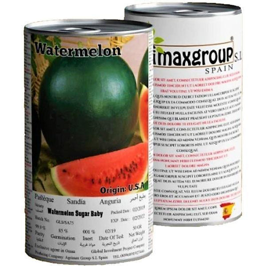Sugar Baby Watermelon Seeds Tin - www.FOP.ae Buy online Best and Healthy Plants and quality products guarantee in Dubai Plants Shop in Dubai Abu Dhabi all over UAE Plants near me Fresh Plants in Dubai where to buy plants in UAE - FOP.ae