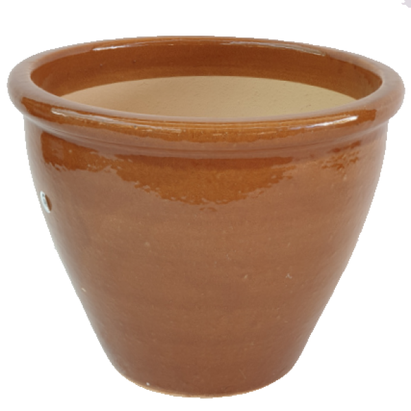 Ceramic Rolled Rim Pot - www.FOP.ae Buy online Best and Healthy Plants and quality products guarantee in Dubai Plants Shop in Dubai Abu Dhabi all over UAE Plants near me Fresh Plants in Dubai where to buy plants in UAE - FOP.ae
