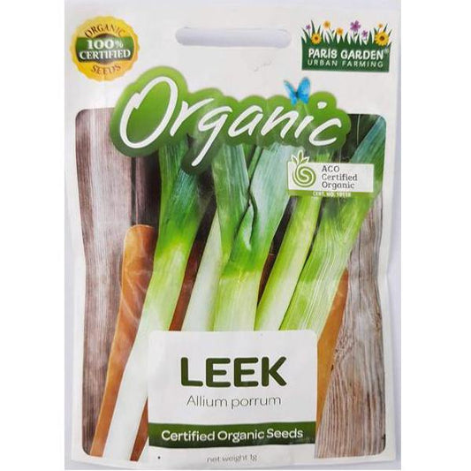 Organic Leek Seeds by Paris Garden Seeds - www.FOP.ae Buy online Best and Healthy Plants and quality products guarantee in Dubai Plants Shop in Dubai Abu Dhabi all over UAE Plants near me Fresh Plants in Dubai where to buy plants in UAE - FOP.ae