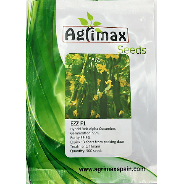 Cucumber Ezz F1 Premium Quality Seeds - www.FOP.ae Buy online Best and Healthy Plants and quality products guarantee in Dubai Plants Shop in Dubai Abu Dhabi all over UAE Plants near me Fresh Plants in Dubai where to buy plants in UAE - FOP.ae