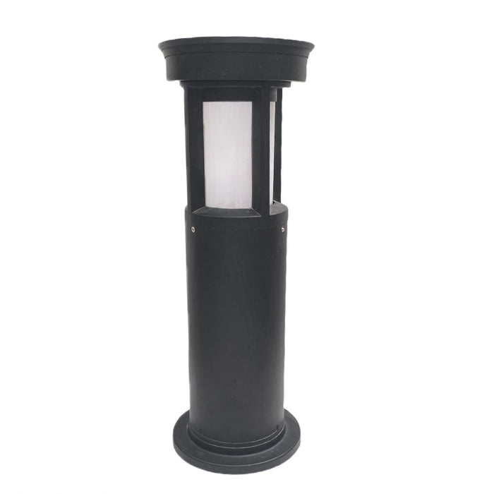 Solar Bolard Lamp Black - www.FOP.ae Buy online Best and Healthy Plants and quality products guarantee in Dubai Plants Shop in Dubai Abu Dhabi all over UAE Plants near me Fresh Plants in Dubai where to buy plants in UAE - FOP.ae