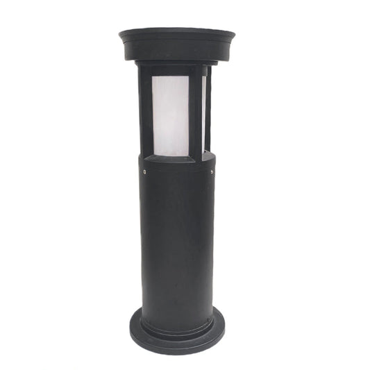 Solar Bolard Lamp Black - www.FOP.ae Buy online Best and Healthy Plants and quality products guarantee in Dubai Plants Shop in Dubai Abu Dhabi all over UAE Plants near me Fresh Plants in Dubai where to buy plants in UAE - FOP.ae