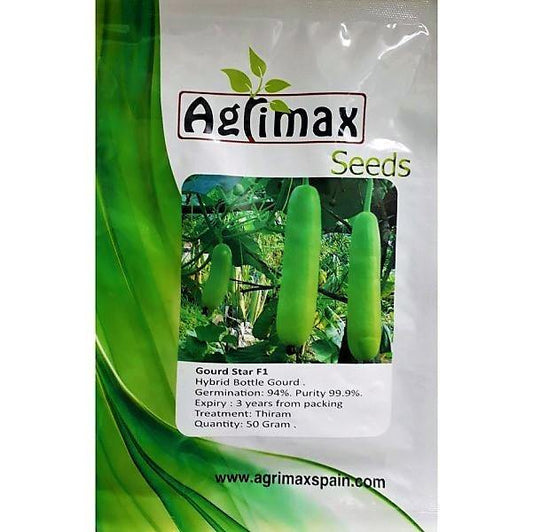 Gourd Star Bottle Gourd F1 Premium Quality Seeds - www.FOP.ae Buy online Best and Healthy Plants and quality products guarantee in Dubai Plants Shop in Dubai Abu Dhabi all over UAE Plants near me Fresh Plants in Dubai where to buy plants in UAE - FOP.ae