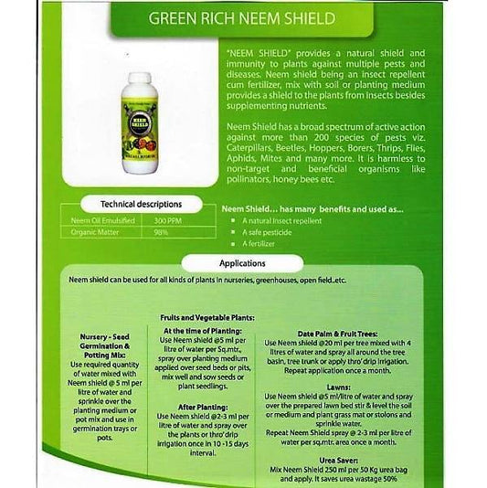 Neem Shield, Herbal Pesticide, Fertilizer - www.FOP.ae Buy online Best and Healthy Plants and quality products guarantee in Dubai Plants Shop in Dubai Abu Dhabi all over UAE Plants near me Fresh Plants in Dubai where to buy plants in UAE - FOP.ae