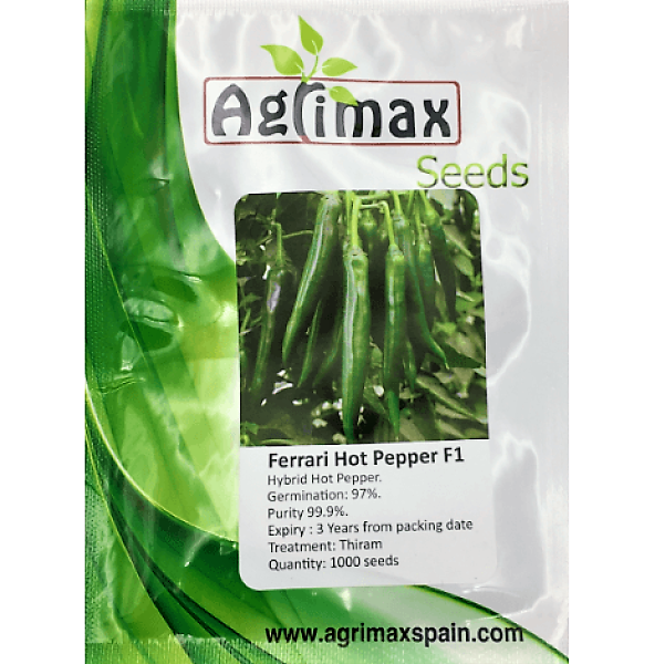 Hot Pepper Ferrari F1 Premium Seeds - www.FOP.ae Buy online Best and Healthy Plants and quality products guarantee in Dubai Plants Shop in Dubai Abu Dhabi all over UAE Plants near me Fresh Plants in Dubai where to buy plants in UAE - FOP.ae