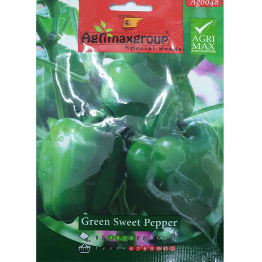 Green Sweet Pepper Seeds - www.FOP.ae Buy online Best and Healthy Plants and quality products guarantee in Dubai Plants Shop in Dubai Abu Dhabi all over UAE Plants near me Fresh Plants in Dubai where to buy plants in UAE - FOP.ae