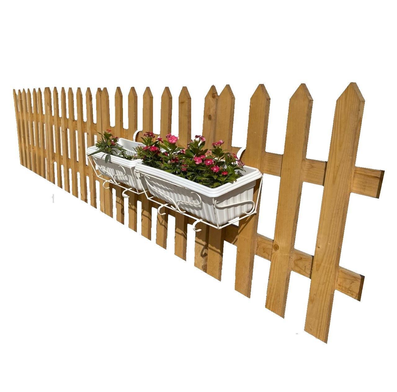 Handmade Cut Shape Wooden Fence - www.FOP.ae Buy online Best and Healthy Plants and quality products guarantee in Dubai Plants Shop in Dubai Abu Dhabi all over UAE Plants near me Fresh Plants in Dubai where to buy plants in UAE - FOP.ae