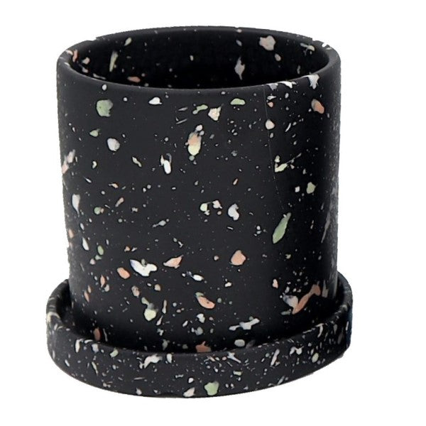Ceramic Pot with Contrast Dots - www.FOP.ae Buy online Best and Healthy Plants and quality products guarantee in Dubai Plants Shop in Dubai Abu Dhabi all over UAE Plants near me Fresh Plants in Dubai where to buy plants in UAE - FOP.ae