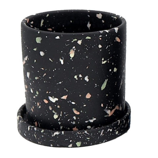 Ceramic Pot with Contrast Dots - www.FOP.ae Buy online Best and Healthy Plants and quality products guarantee in Dubai Plants Shop in Dubai Abu Dhabi all over UAE Plants near me Fresh Plants in Dubai where to buy plants in UAE - FOP.ae