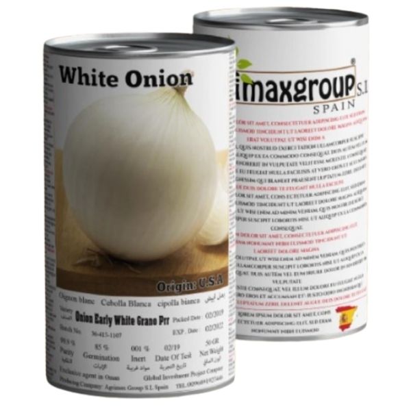 Onion Early White Grano Prr Seeds Tin - www.FOP.ae Buy online Best and Healthy Plants and quality products guarantee in Dubai Plants Shop in Dubai Abu Dhabi all over UAE Plants near me Fresh Plants in Dubai where to buy plants in UAE - FOP.ae