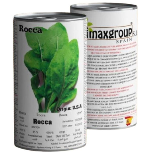 Rocca Seeds Tin - www.FOP.ae Buy online Best and Healthy Plants and quality products guarantee in Dubai Plants Shop in Dubai Abu Dhabi all over UAE Plants near me Fresh Plants in Dubai where to buy plants in UAE - FOP.ae