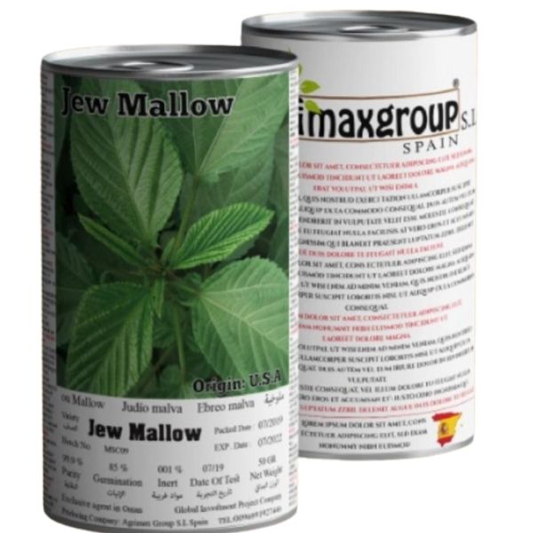 Jew Mallow Seeds Tin - www.FOP.ae Buy online Best and Healthy Plants and quality products guarantee in Dubai Plants Shop in Dubai Abu Dhabi all over UAE Plants near me Fresh Plants in Dubai where to buy plants in UAE - FOP.ae